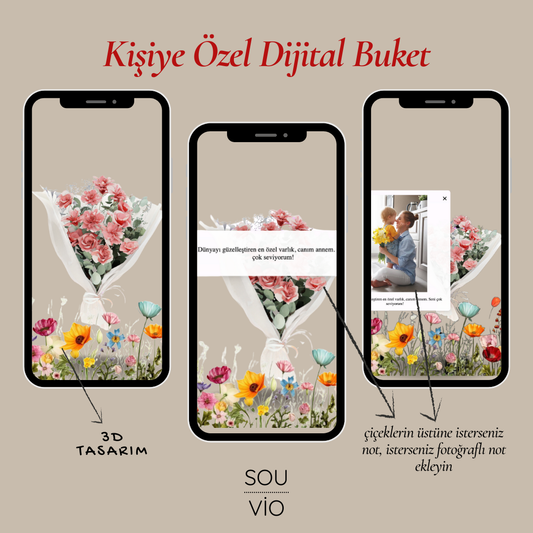 KİŞİYE ÖZEL DİJİTAL BUKET